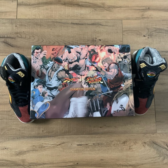 Reebok Shaq Attaq street fighter edition Pumps.  Size 9.5 brand new with box - Picture 9 of 10